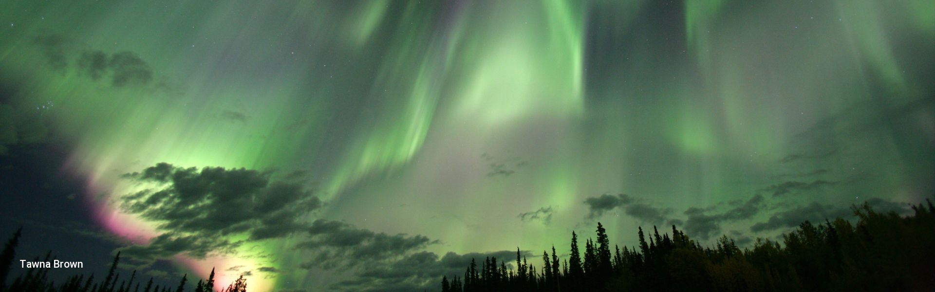 Summer Aurora Borealis in Yellowknife